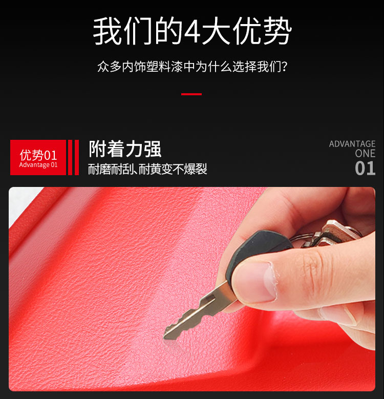 水性汽车塑料漆