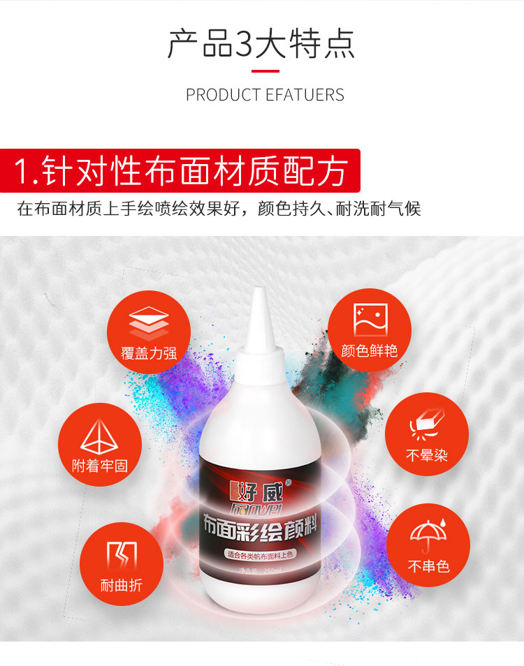 帆布鞋绘画颜料 