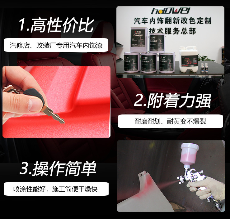 汽车内饰塑料件喷漆