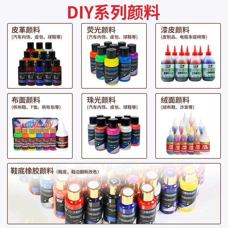 专门给鞋子上色的颜料 